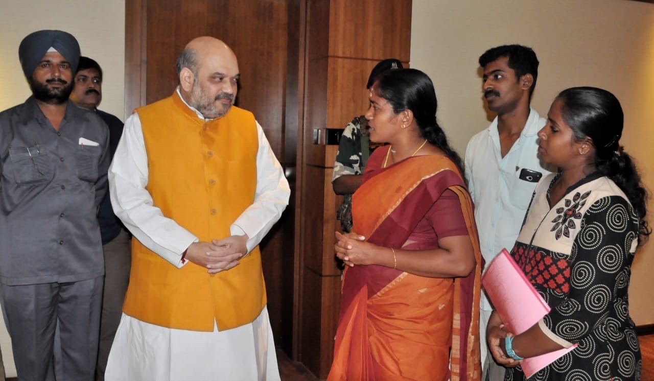 With Union Home Minister Amit Shah
