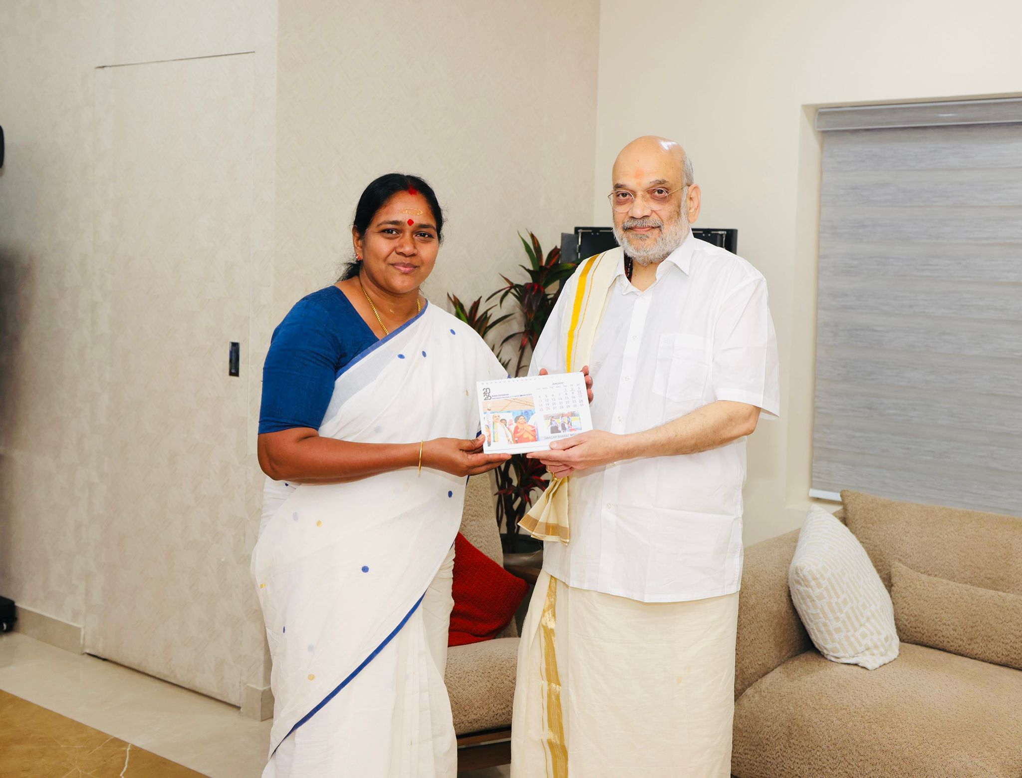 With Union Home Minister Amit Shah