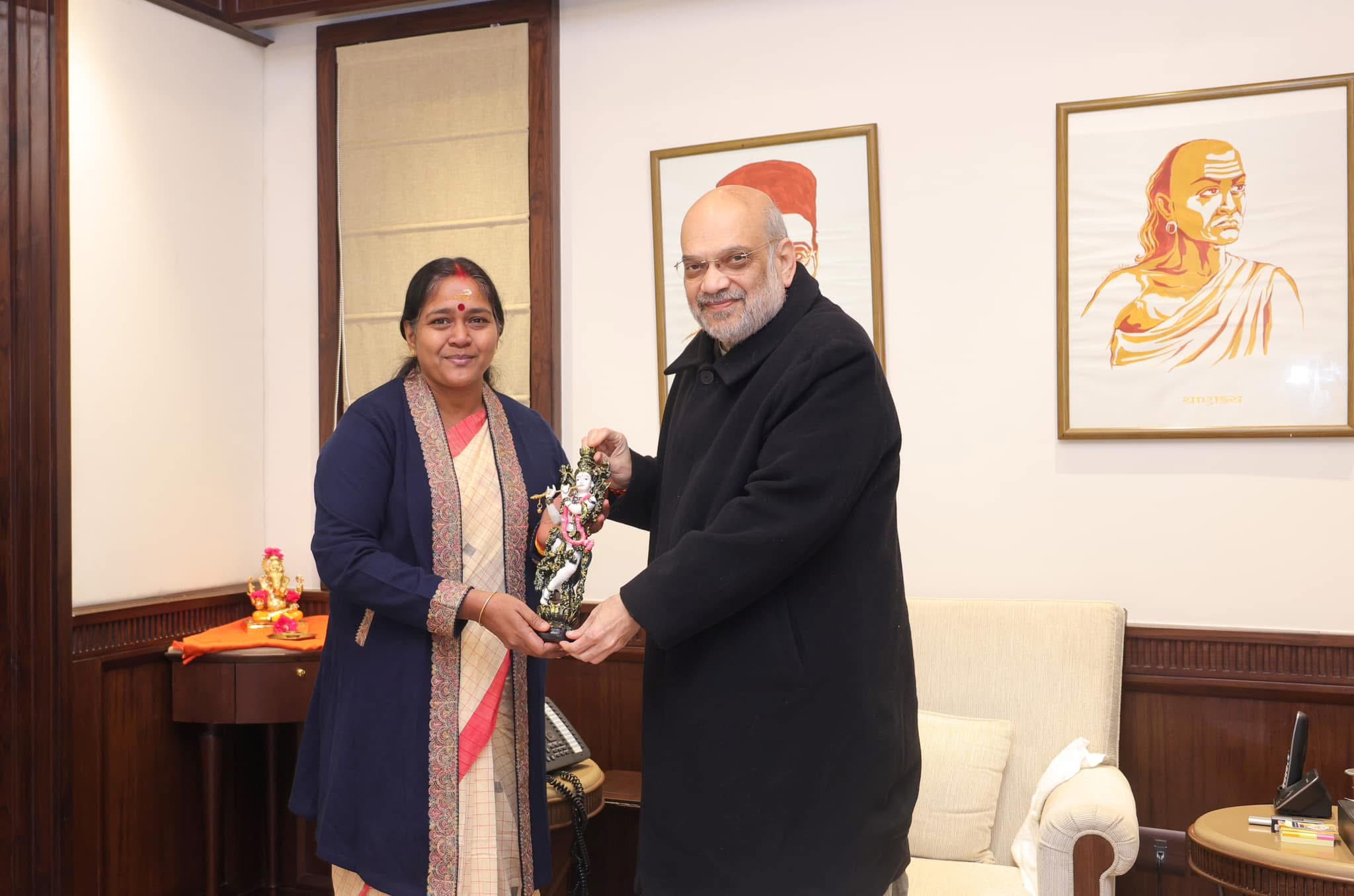 With Union Home Minister Amit Shah