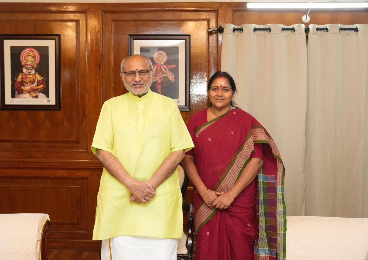 With Kerala Governor C. P. Radhakrishnan